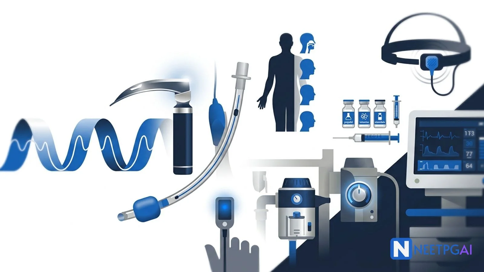 Anesthesia Induction, Airway & Monitoring for NEET PG 2026