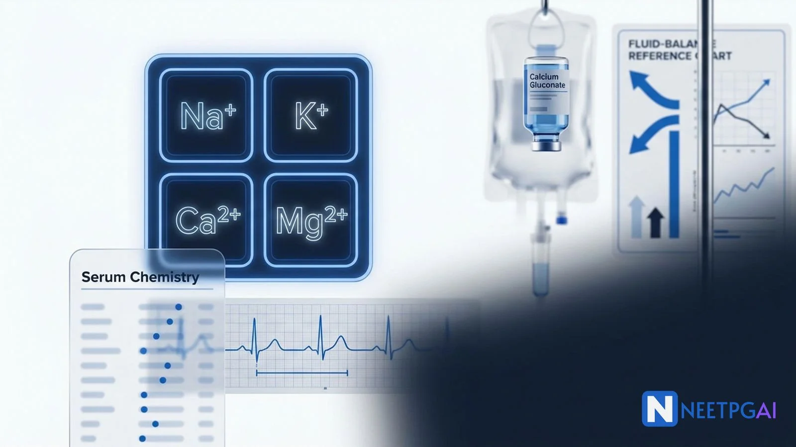 Electrolyte Disorders for NEET PG 2026: Sodium, Potassium, Calcium