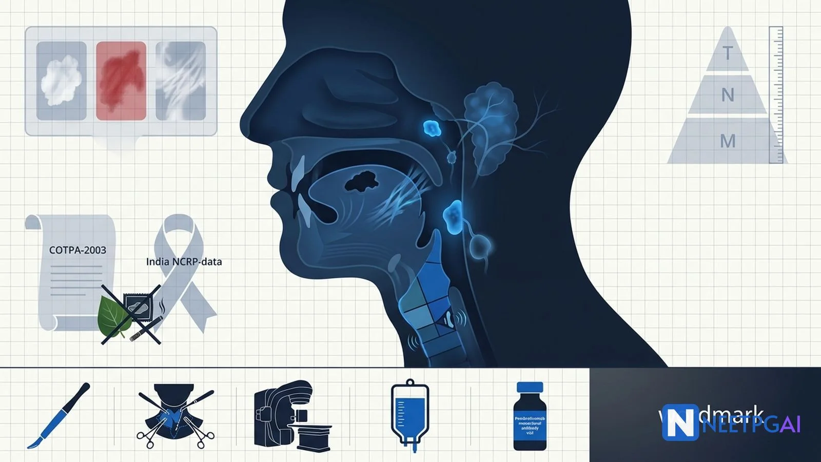 Head & Neck Cancer — Oral, Laryngeal, Nasopharyngeal NEET PG 2026