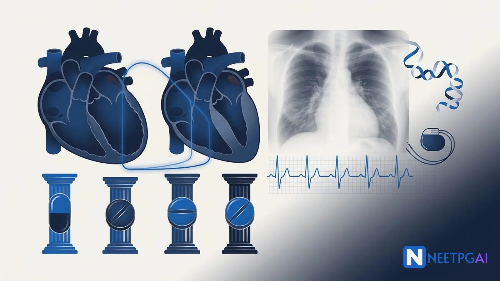 Heart Failure Management for NEET PG 2026: HFrEF, GDMT, Acute Decompensation