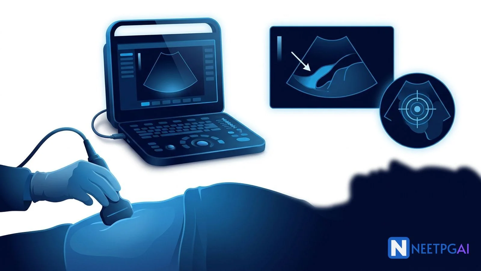 Image MCQ Walkthrough: Abdominal Ultrasound — Acute Abdomen Patterns (NEET PG)