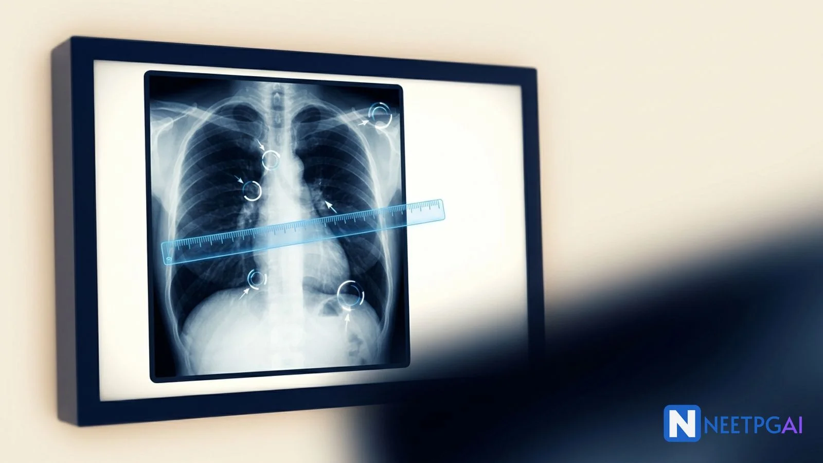 Image MCQ Walkthrough: Chest X-ray Showing Cardiomegaly — NEET PG