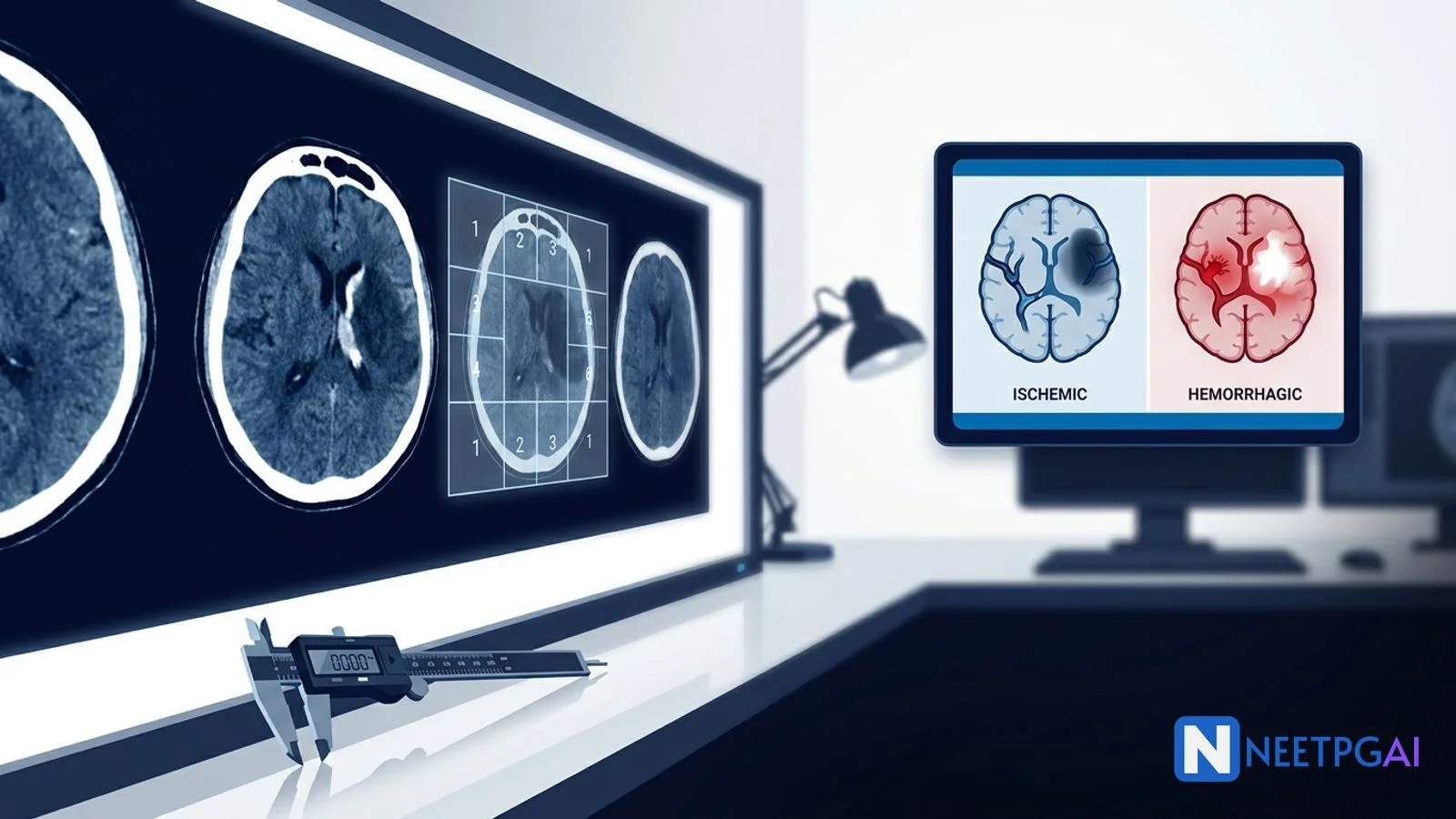 Image MCQ Walkthrough: CT Brain — Stroke Interpretation (NEET PG)