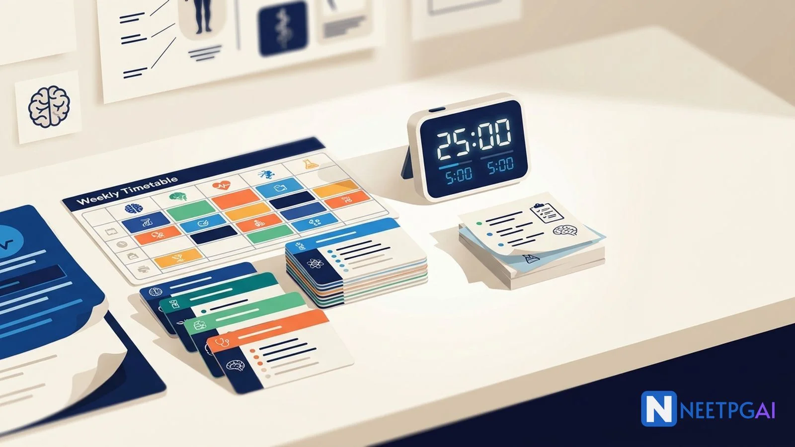 How to Build a NEET PG Revision Timetable That Actually Works