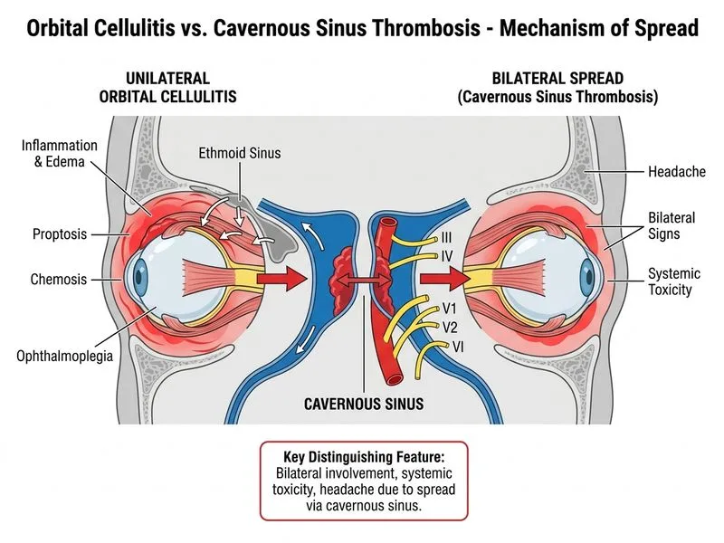Orbital Cellulitis diagram