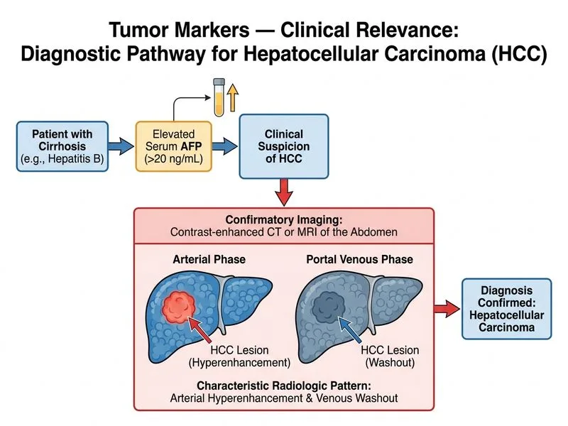 Tumor Markers — Clinical Relevance diagram