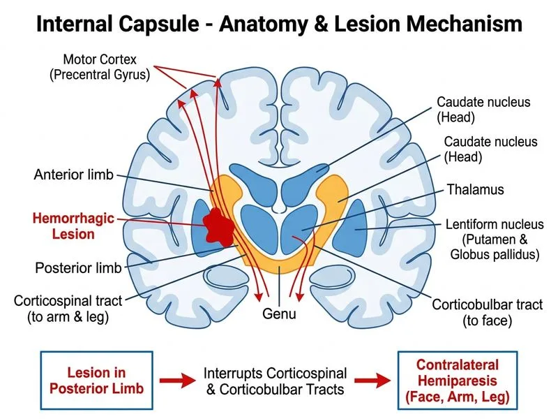 Internal Capsule diagram