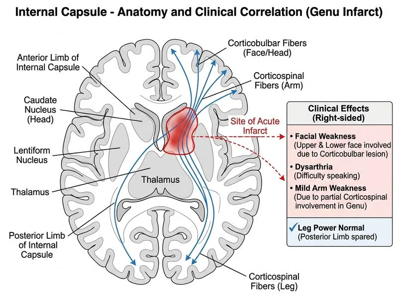 Internal Capsule diagram