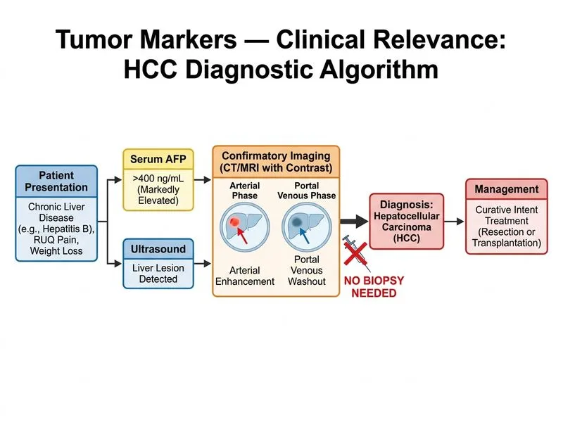 Tumor Markers — Clinical Relevance diagram