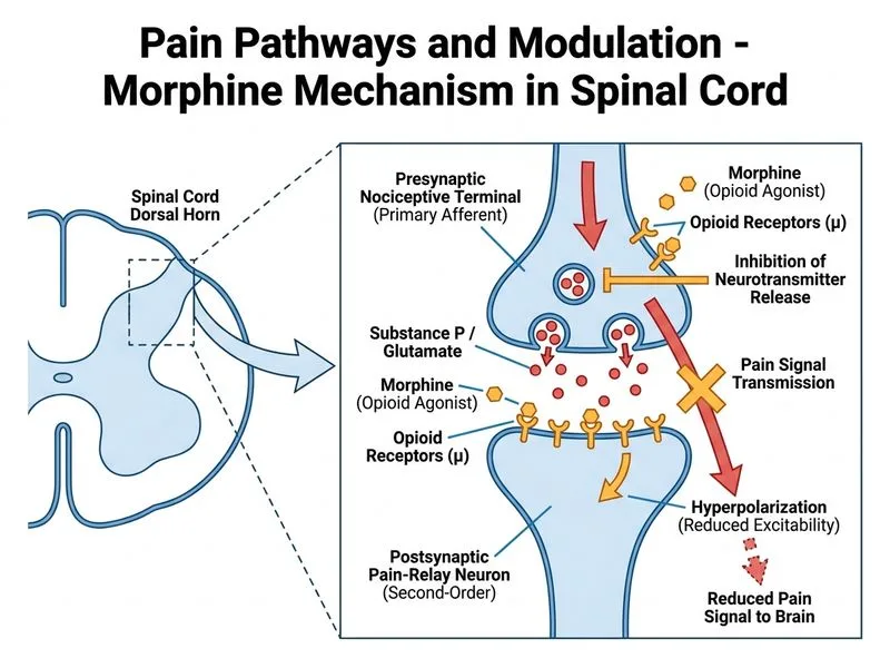 Pain Pathways and Modulation diagram