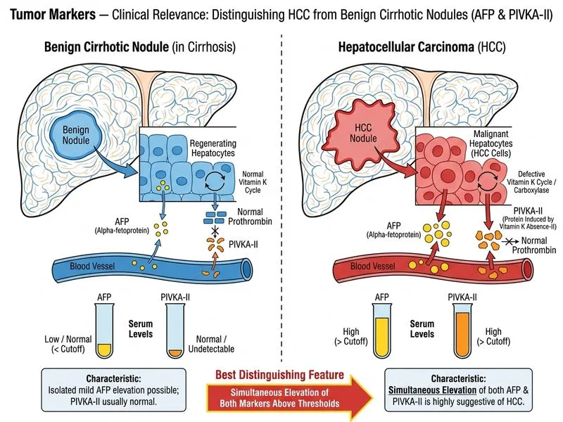 Tumor Markers — Clinical Relevance diagram