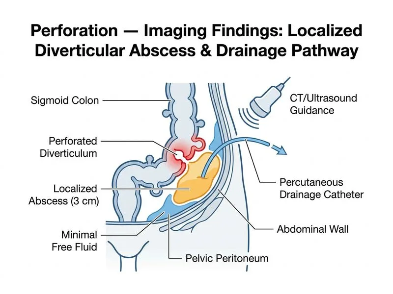 Perforation — Imaging Findings diagram