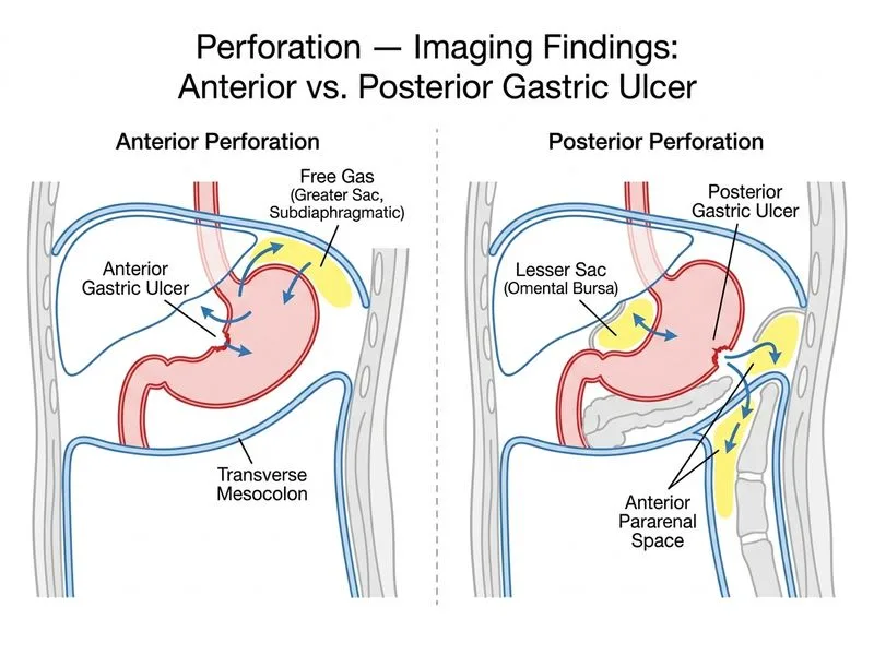 Perforation — Imaging Findings diagram