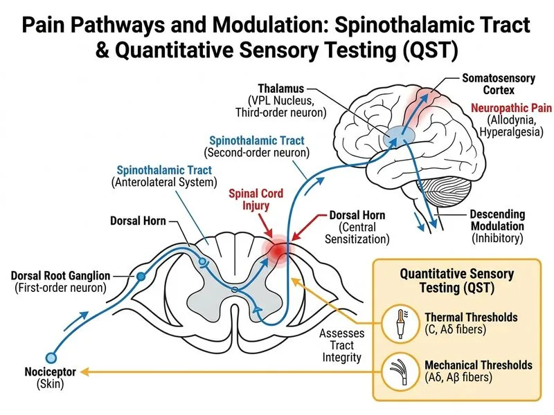 Pain Pathways and Modulation diagram