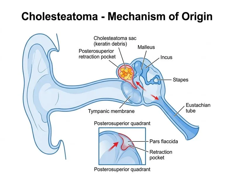 Cholesteatoma diagram