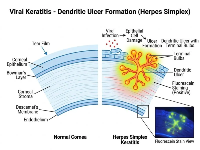 Viral Keratitis diagram