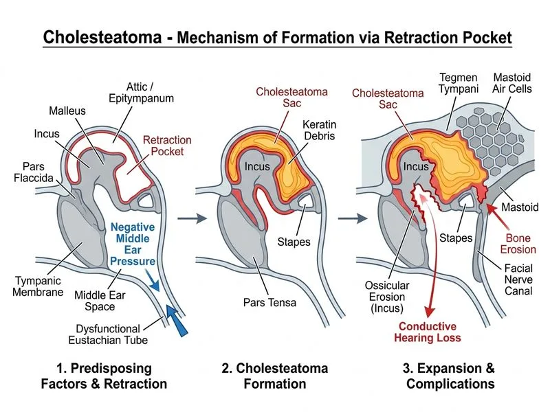 Cholesteatoma diagram