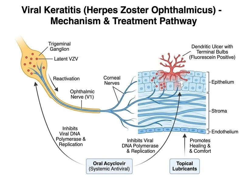Viral Keratitis diagram