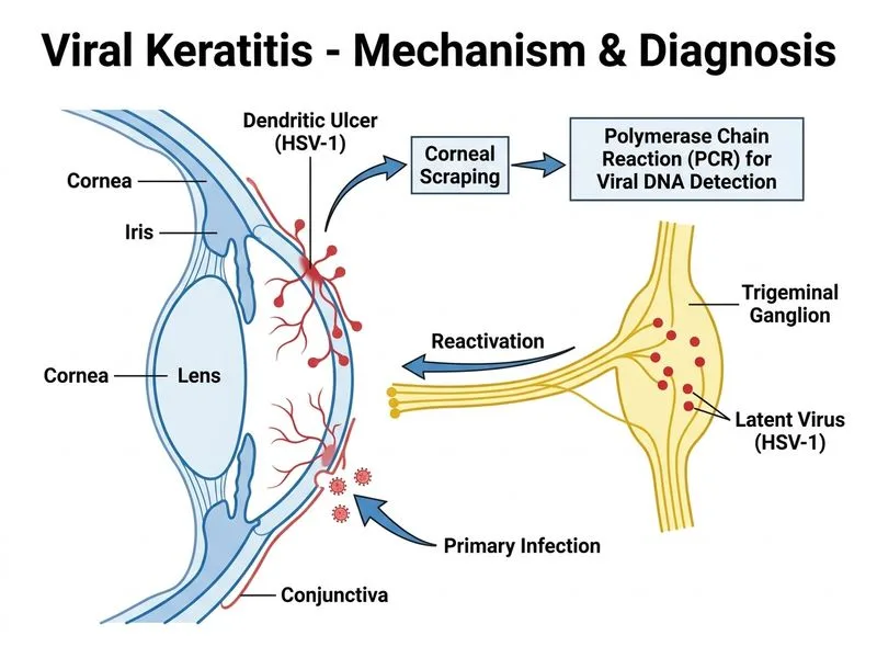 Viral Keratitis diagram