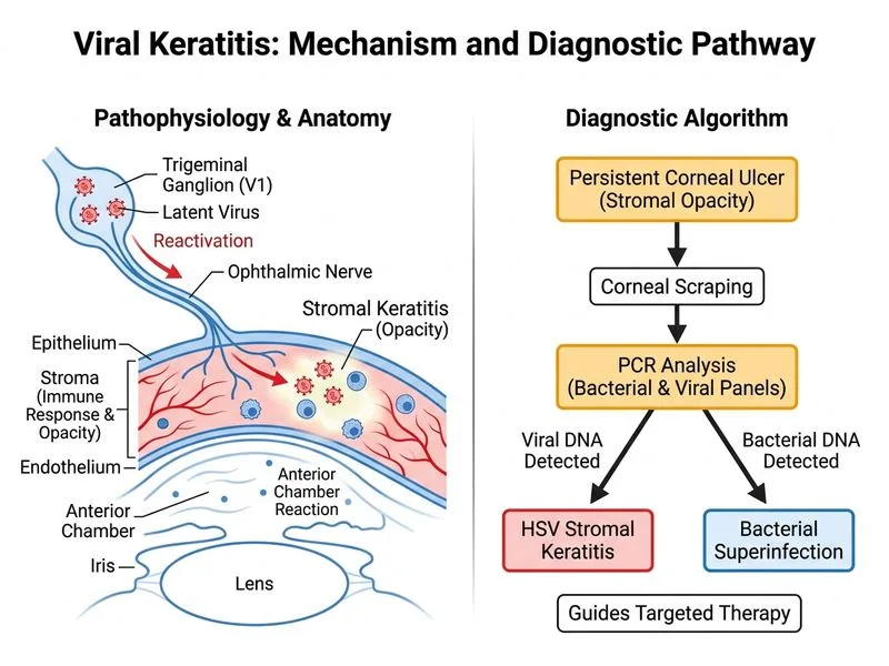 Viral Keratitis diagram
