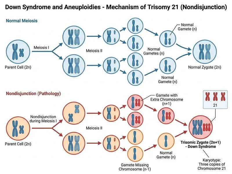 Down Syndrome and Aneuploidies diagram