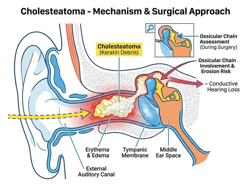 Cholesteatoma diagram