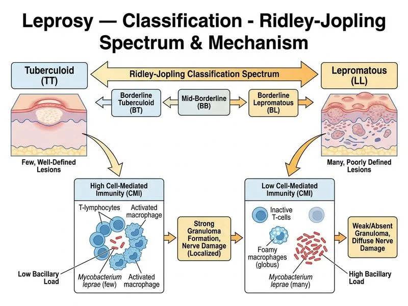 Leprosy — Classification diagram