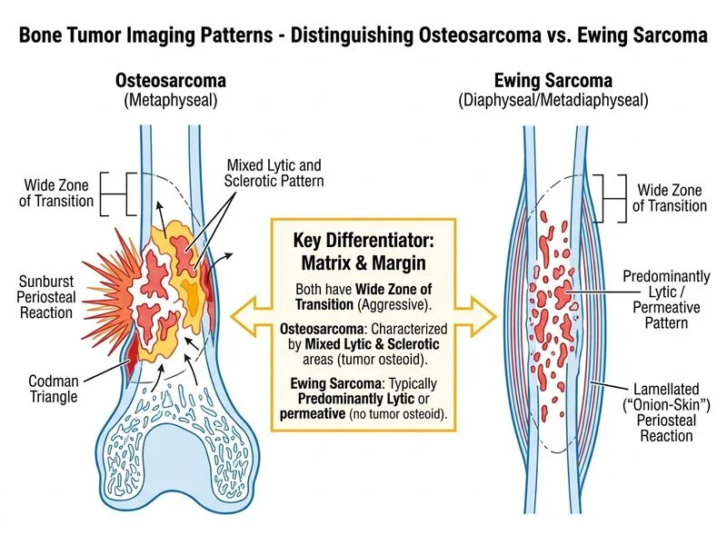 Bone Tumor Imaging Patterns diagram