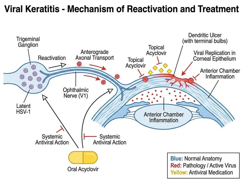 Viral Keratitis diagram