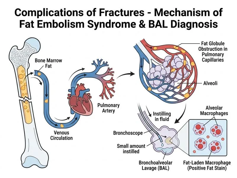 Complications of Fractures diagram