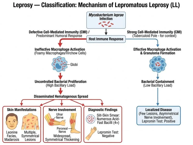 Leprosy — Classification diagram