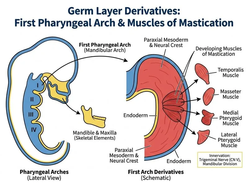 Germ Layer Derivatives diagram