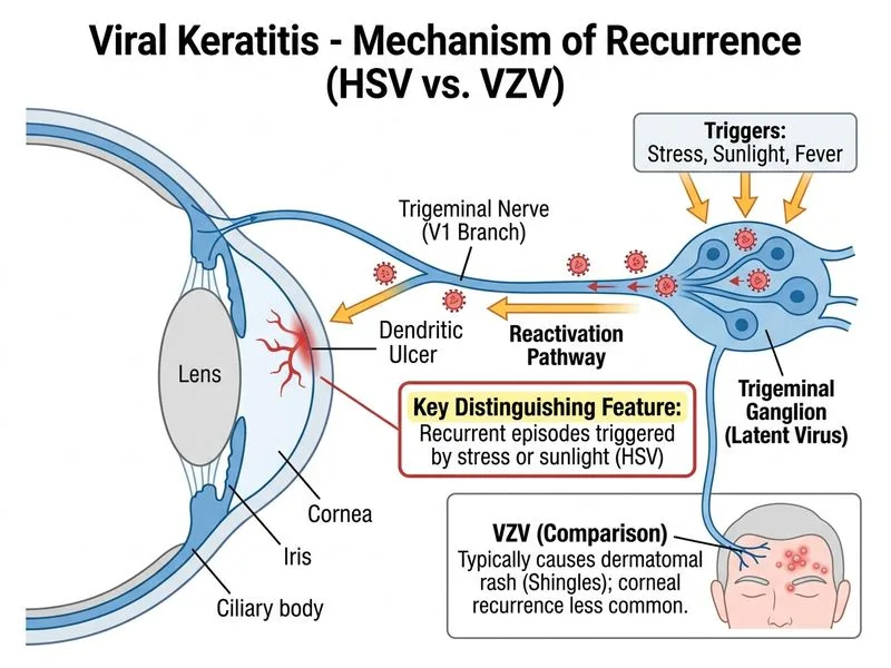 Viral Keratitis diagram