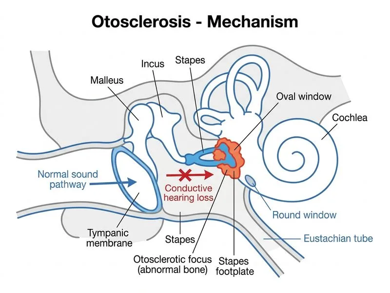 Otosclerosis diagram