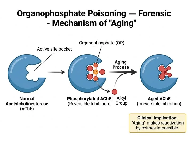 Organophosphate Poisoning — Forensic diagram