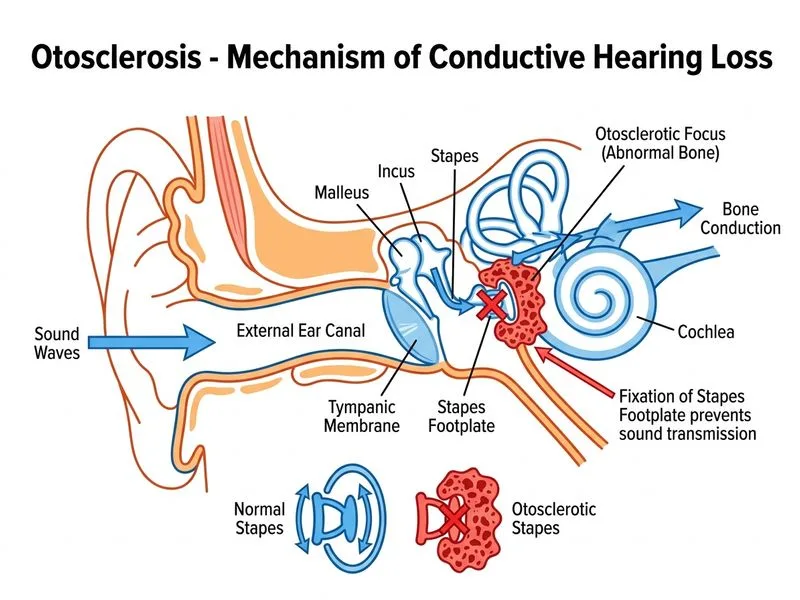 Otosclerosis diagram