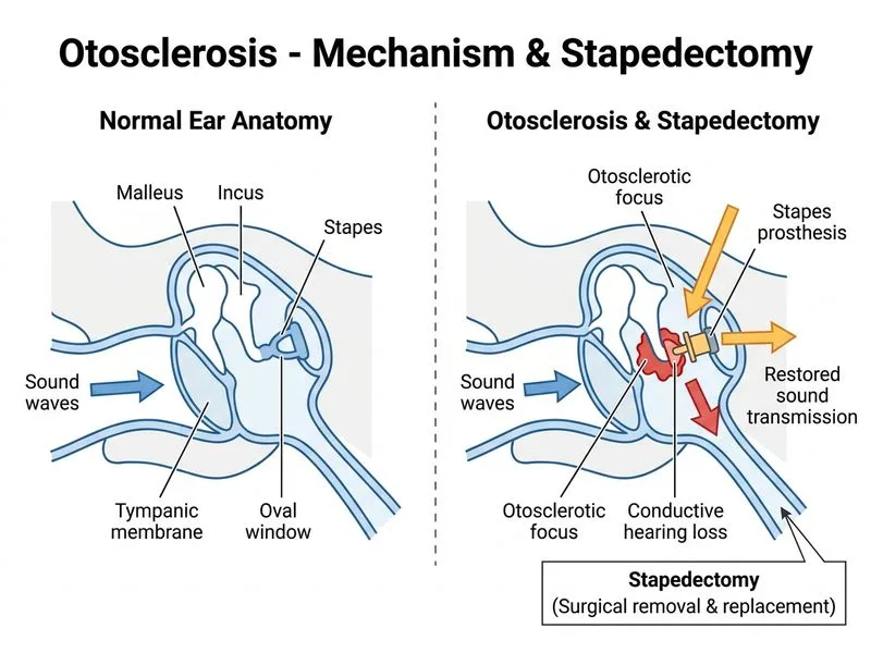 Otosclerosis diagram