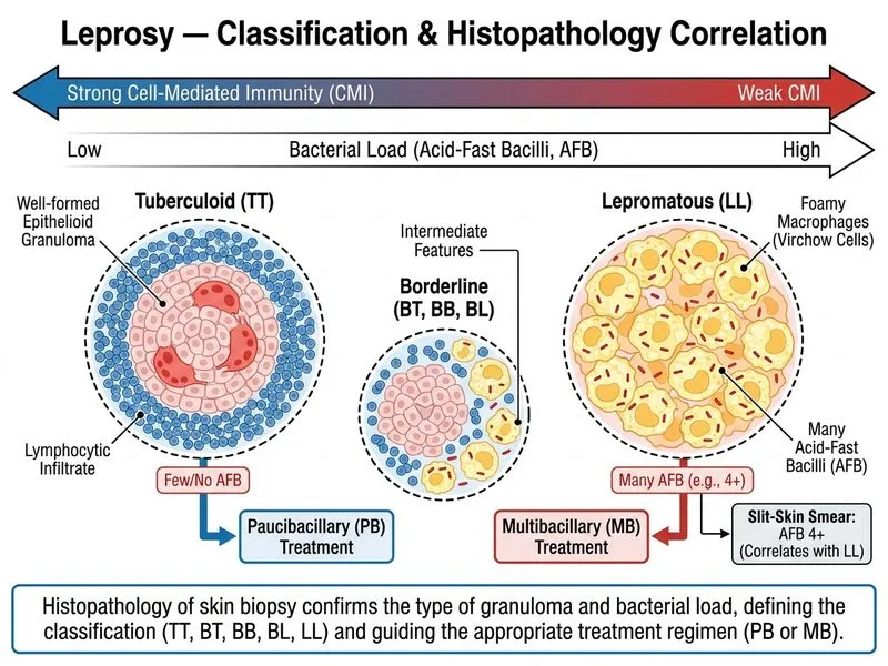 Leprosy — Classification diagram