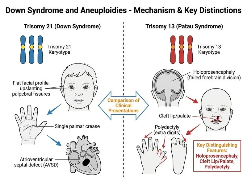 Down Syndrome and Aneuploidies diagram