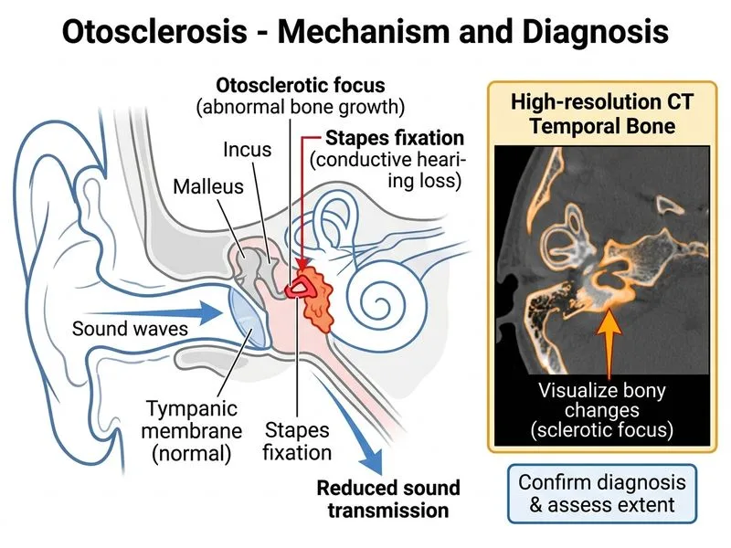 Otosclerosis diagram