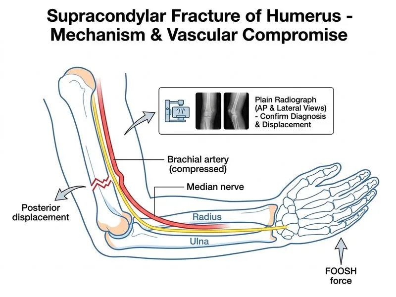Supracondylar Fracture of Humerus diagram
