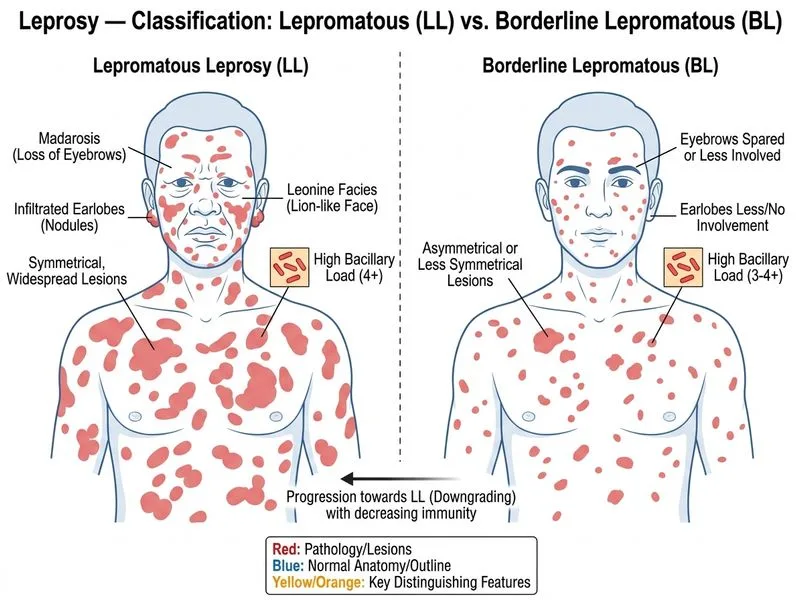 Leprosy — Classification diagram