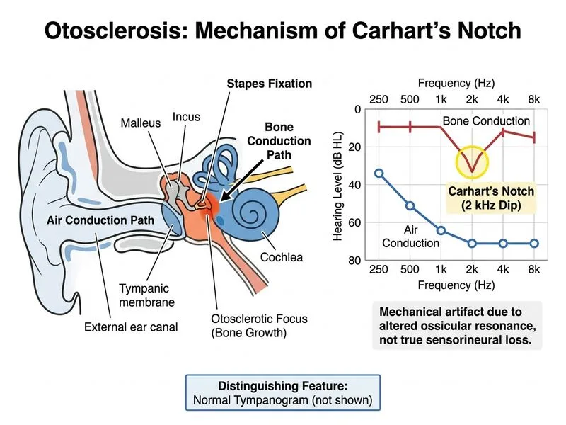 Otosclerosis diagram