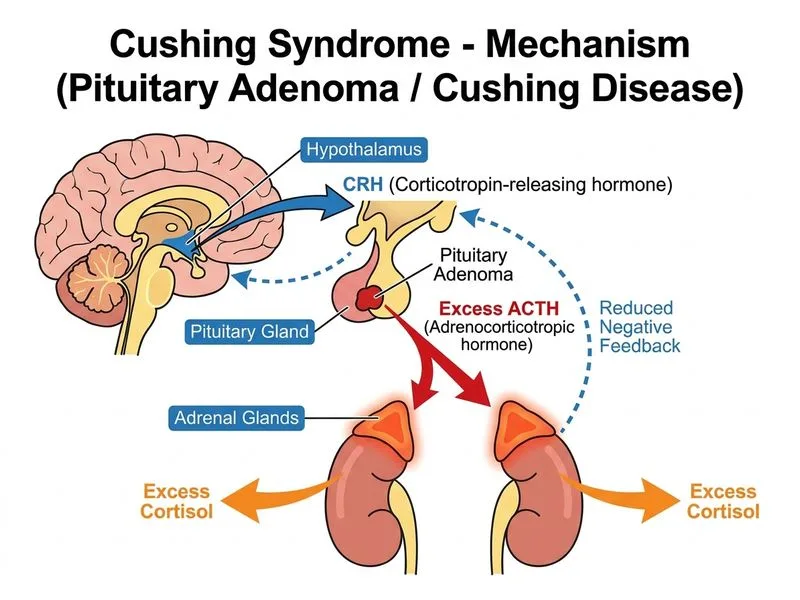 Cushing Syndrome diagram