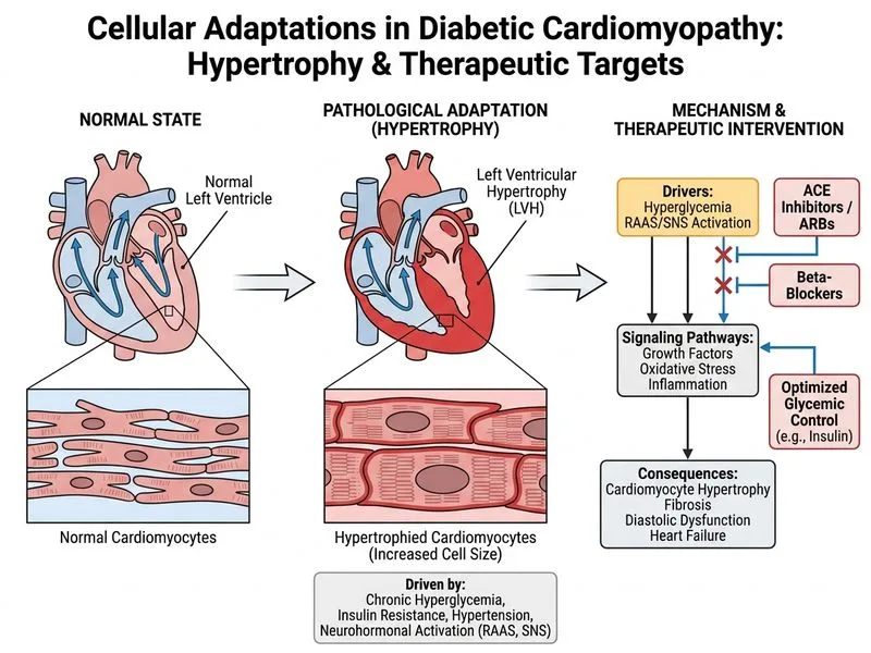 Cellular Adaptations — Hyperplasia, Hypertrophy diagram