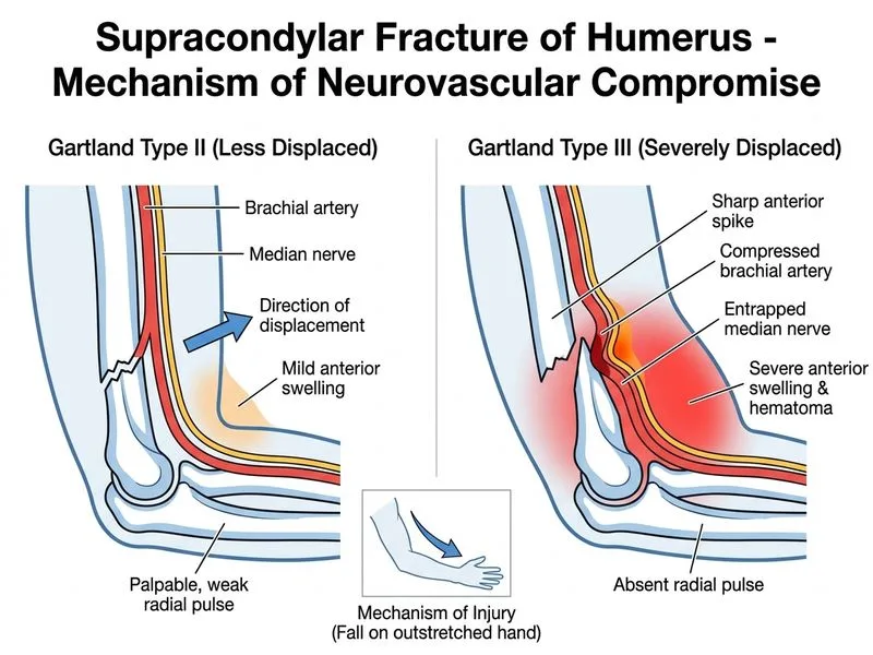 Supracondylar Fracture of Humerus diagram