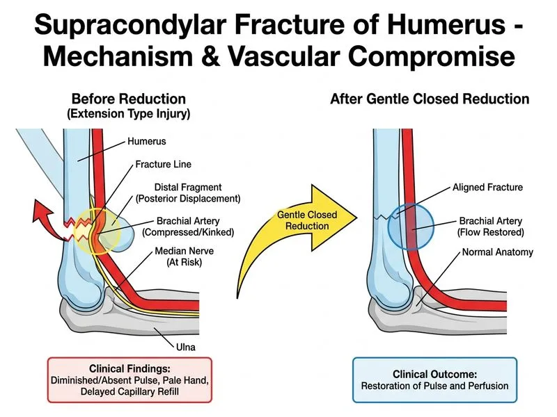 Supracondylar Fracture of Humerus diagram