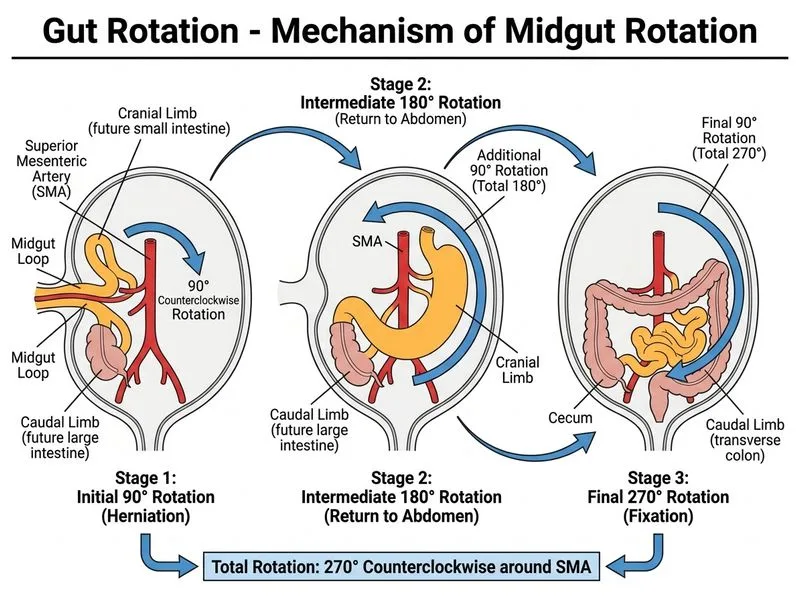 Gut Rotation diagram