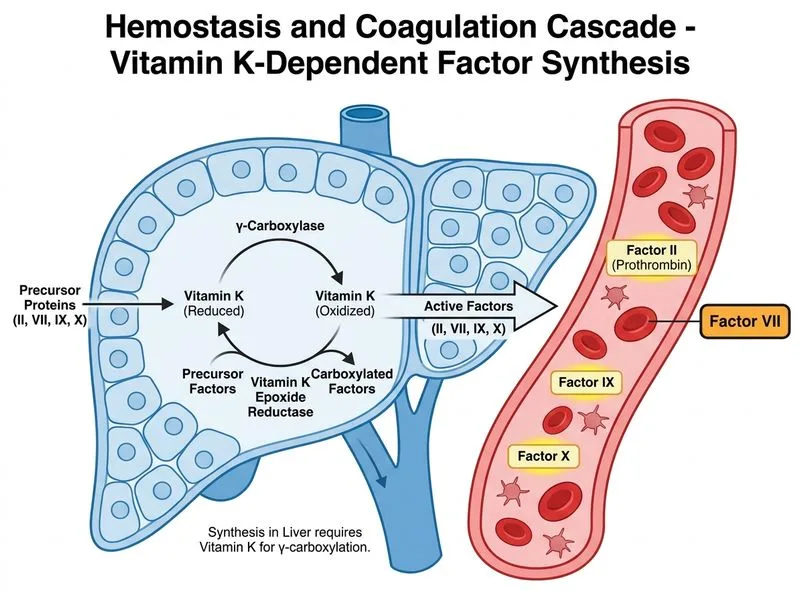 Hemostasis and Coagulation Cascade diagram