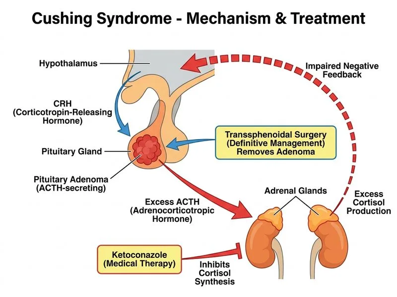 Cushing Syndrome diagram
